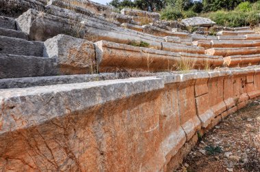 Adada antik kentindeki Amfitiyatro'da AK