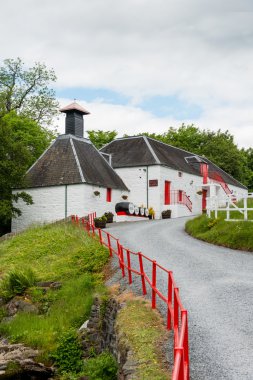 Edradour damıtım Pitlochry yakınındaki