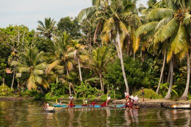 A group of local fishermen