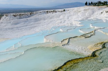 Traverten pamukkale teraslar