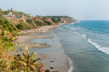 Varkala Beach görünümü