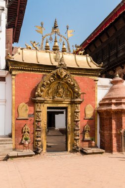 Golden gate to royal palace Bhaktpur