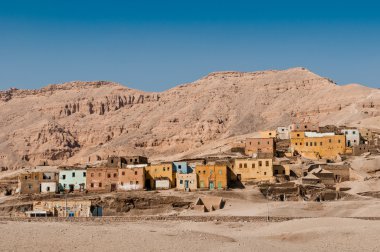 Village of Qurnet MuraI, Luxor clipart