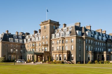 Main entrance to Gleneagles Hotel