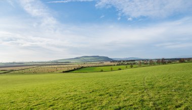 Picturesque view of Perthshire farmland