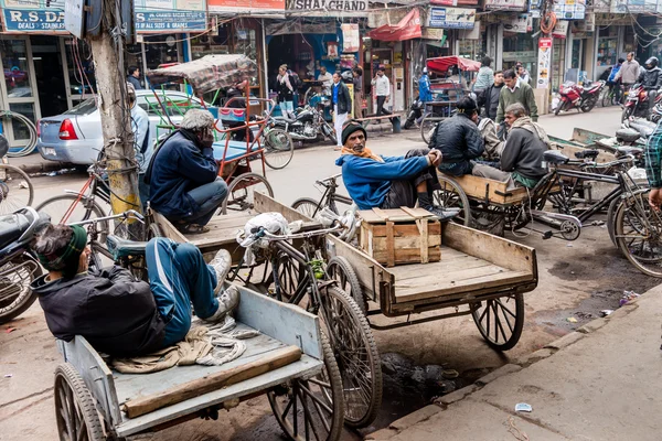 Streets of Old Delhi — Stockfoto