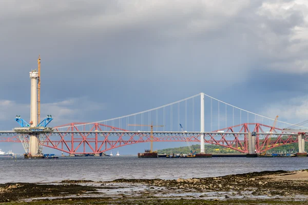 The Queensferry Crossing construction — Stock Photo, Image