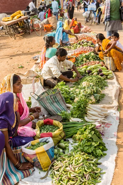 Einen lokalen Lebensmittelmarkt — Stockfoto