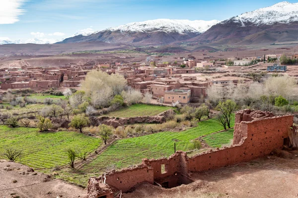 Malowniczy widok z Kasbah Glaoui — Zdjęcie stockowe