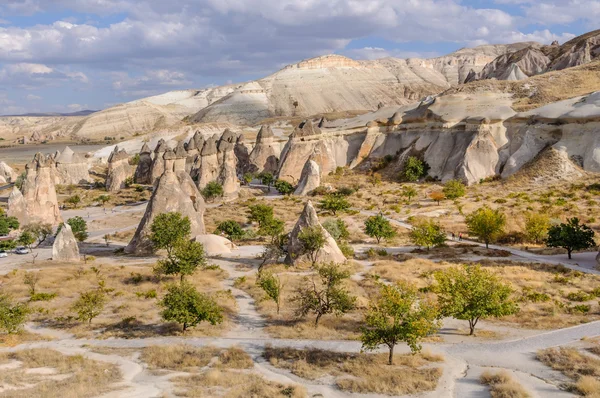 Rock formations at Zelve — Stock Photo, Image