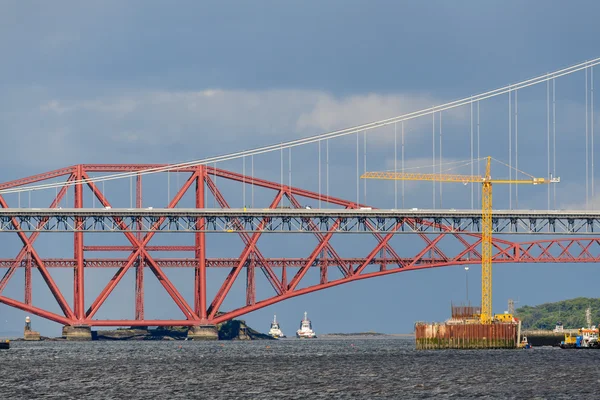 La costruzione del Queensferry Crossing — Foto Stock