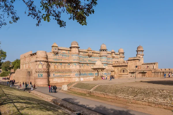 Gwalior Fort in central India — стокове фото