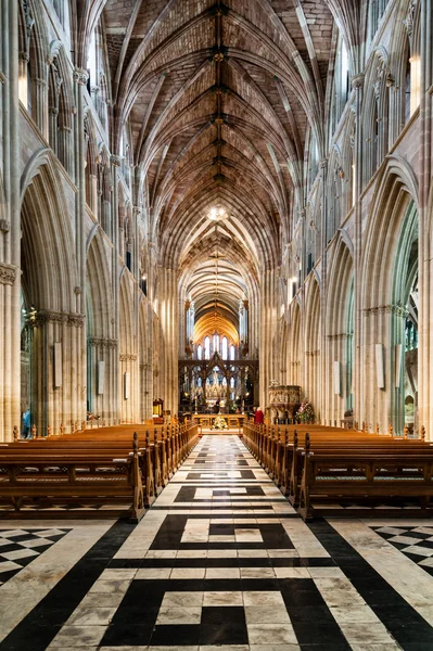 Innenraum der Kathedrale von Worcester — Stockfoto