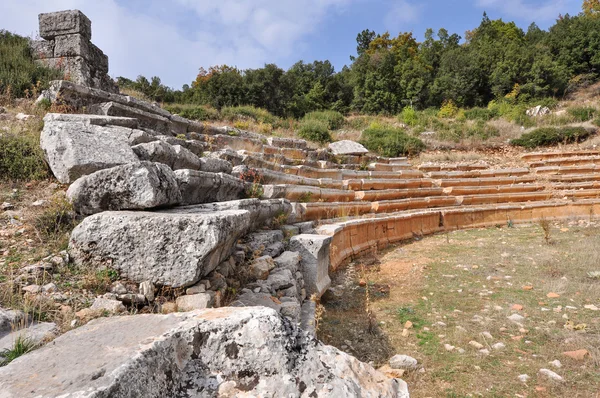 Amphitheater im antiken Adada — Stockfoto