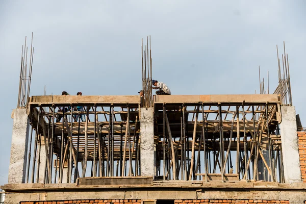 Trabajos de construcción Pokhara — Foto de Stock