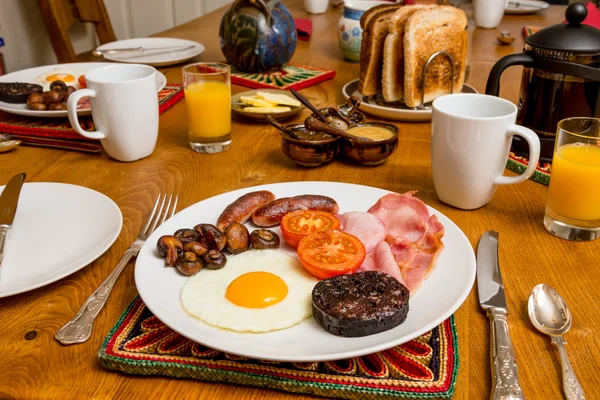 Cooked Scottish breakfast