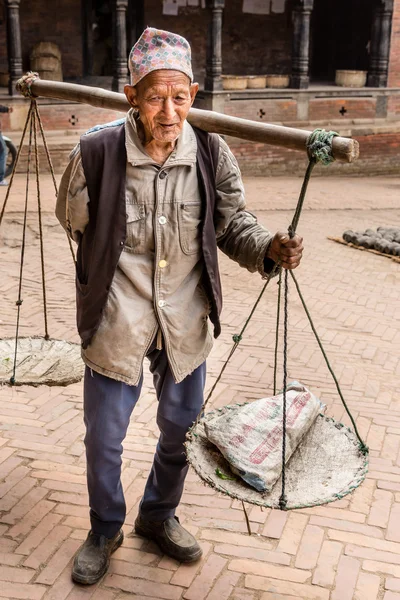 Pokhara, Nepal; Senior man at an 'aged shelter' Stock Photo - Alamy