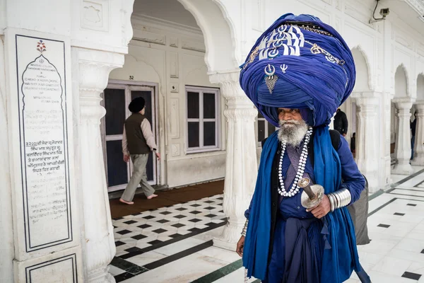Sikh pilgrip at Golden Temple — Stock Fotó