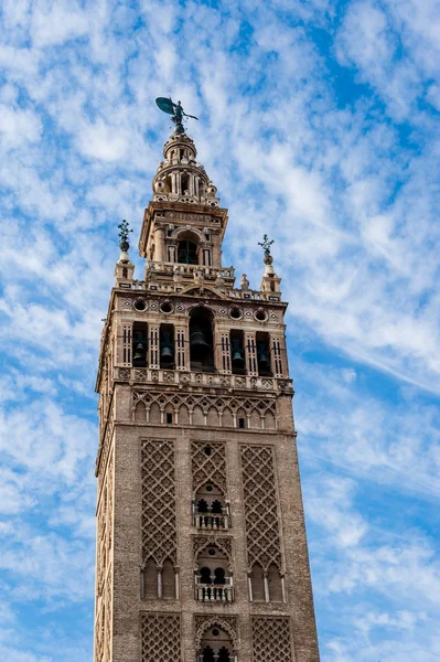 Torre de sino na Catedral de Sevilha — Fotografia de Stock