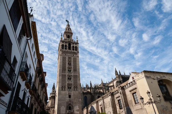 Bell tower in de kathedraal van Sevilla — Stockfoto