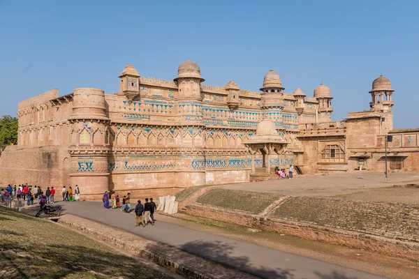 Forte de Gwalior no centro da Índia — Fotografia de Stock