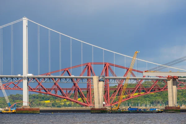 The Queensferry Crossing construction — Stock Photo, Image