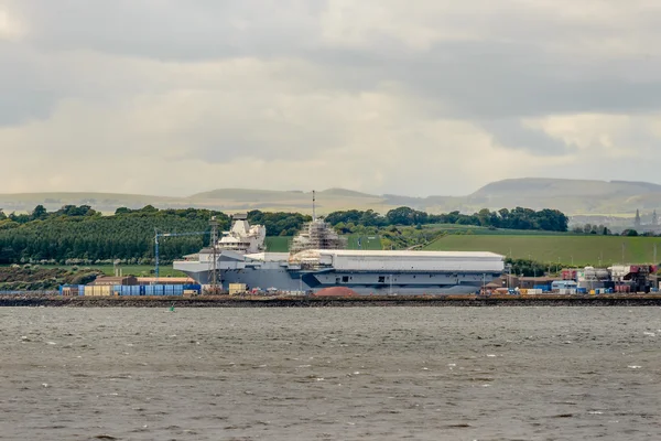 HMS королева Єлизавета — стокове фото