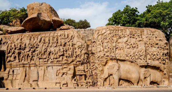 Pedra de penitência Arjuna — Fotografia de Stock