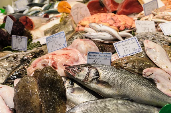 Fish and seafood on sale