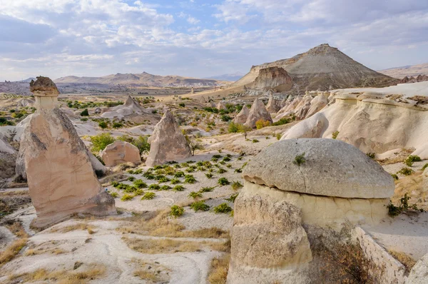 Rock formations at Zelve — Stock Photo, Image