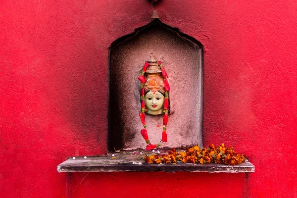 Kali im Durba-Tempel in Varanasi — Stockfoto