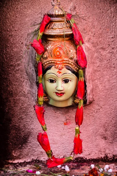 Kali no Templo de Durba em Varanasi — Fotografia de Stock