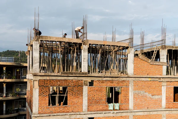 Bouwwerkzaamheden Pokhara — Stockfoto
