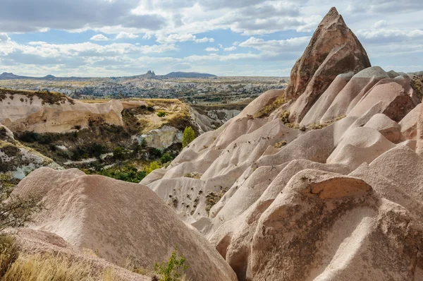 Cappadocia krajobraz ze skały — Zdjęcie stockowe