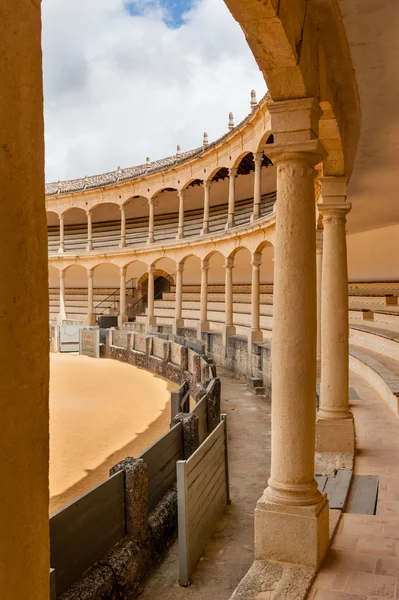 A bikaviadal-aréna, Ronda, Spanyolország — Stock Fotó