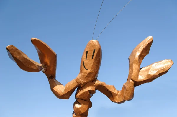Giant lobster sculpture — Stockfoto