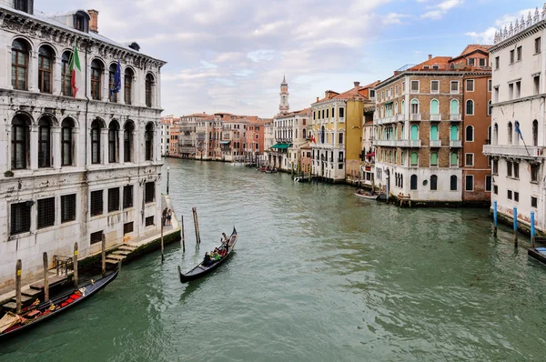 Grand canal from Rialto — Stock Photo, Image
