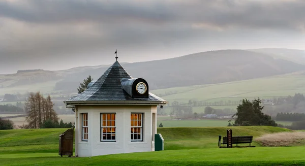 Starters Hut on Gleneagles golf field — Stock Photo, Image