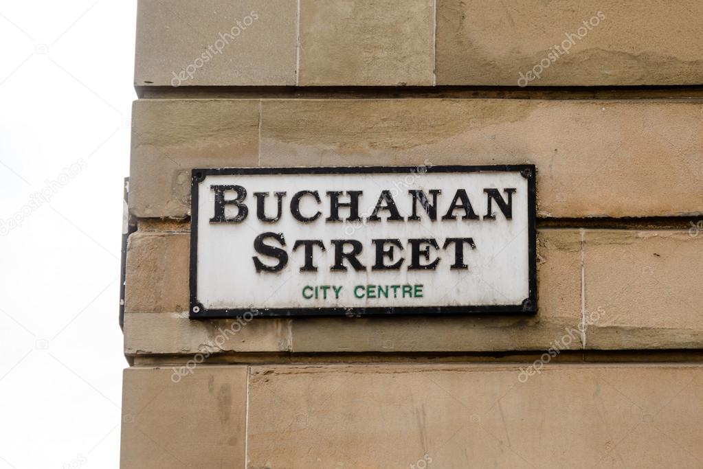 Street sign in Glasgow