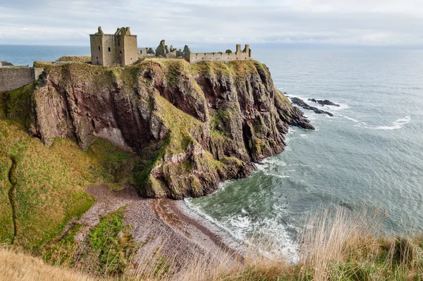 Dunottar Kalesi 'nin kalıntıları — Stok fotoğraf