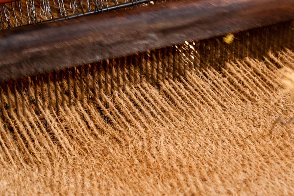 Hand operated coir loom — Stock Photo, Image