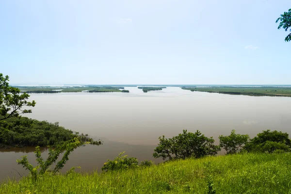 Fiume Panorama Amur . — Foto Stock