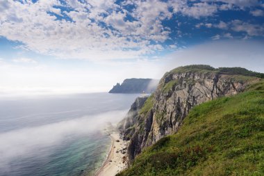 Bazeluk Rus Uzak Doğu yarımadasında deniz feneri