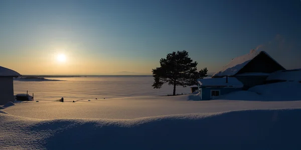 Soirée d'hiver  . — Photo