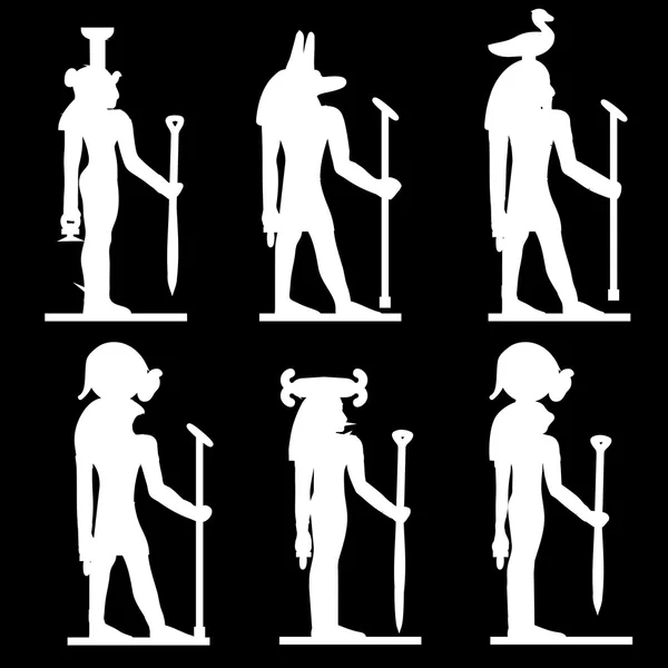 Mısır tanrıları vektör