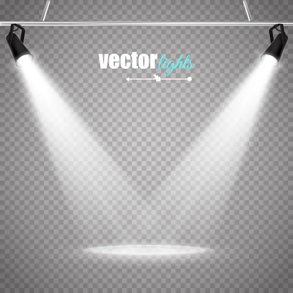 Vektor elszigetelt Spotlight — Stock Vector