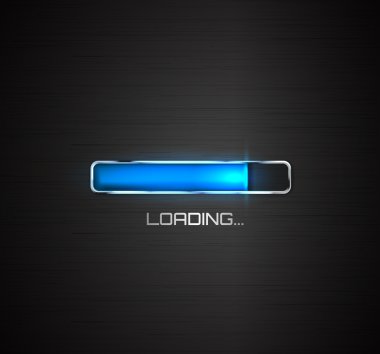 vektör ilerleme yükleme çubuğu.