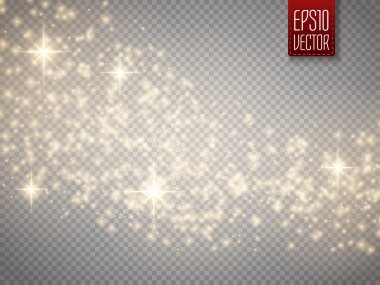 Vektör altın glitter dalga arka plan. Sihirli arka plan