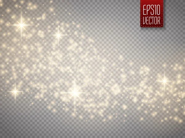 Vektör altın glitter dalga arka plan. Sihirli arka plan