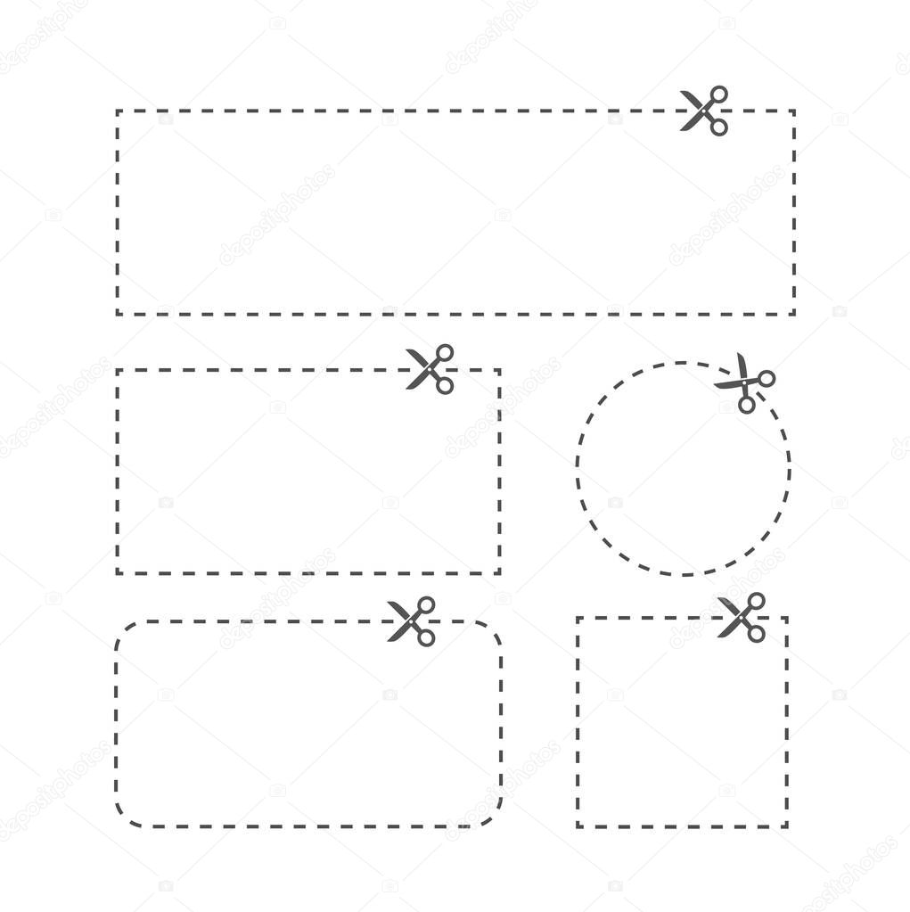  Different shape coupon borders